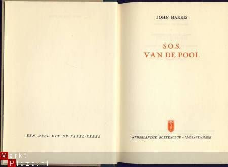 JOHN HARRIS**S.O.S VAN DE POOL**NEDERLANDSE BOEKENCLUB - 2