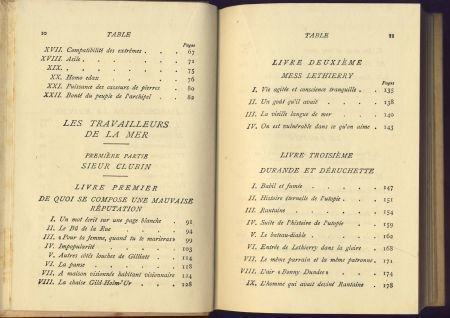 VICTOR HUGO**LES TRAVAILLEURS DE LA MER**TOME I ** - 4