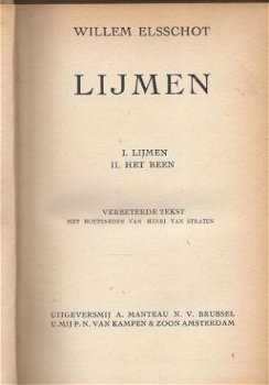 WILLEM ELSCHOT**I.LIJMEN.II.HET BEEN.*HOUTSNEDEN VAN STRATEN - 2