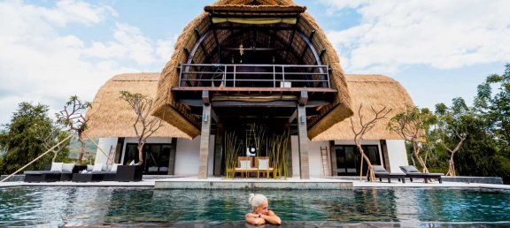 Vakantiehuis Bali Villa Shanti te huur 8 pers direct aan zee - 1