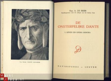 KAN. A. DE BEER**DE ONSTERFELIJKE DANTE**BOEK I + BOEK II** - 1