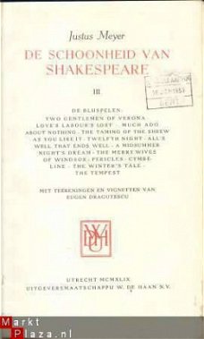 JUSTUS MEIER**DE SCHOONHEID VAN SHAKESPEARE**DE HAAN MCMXLIX