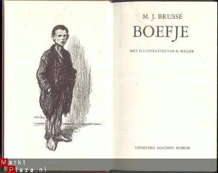 M. J. BRUSSE ** BOEFJE **1977**UITG. MIJ AGATHON BUSSUM. - 2