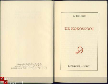 LOUIS THIJSSEN**DE KOKOSNOOT**GROENE LINNEN DAVIDSFONDSER - 4