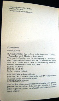 Ik Claudius,Robert Graves,1984,uitg:Elzevier Amsterdam,gst - 3
