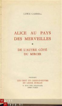 LEWIS CARROLL**ALICE AU PAYS DES MERVEILLES**RELIURE - 3