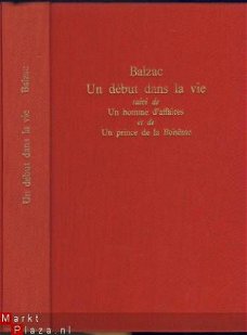 BALZAC**UN DEBUT DANS LA VIE**RELIURE  TOILE