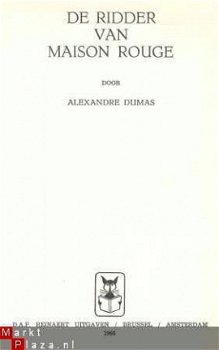 ALEXANDER DUMAS **DE RIDDER VAN MAISON ROUGE**D.A.P.REINAERT - 3