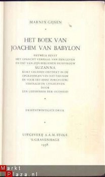 MARNIX GIJSEN**HET BOEK VAN JOACHIM VAN BABYLON**AAM.STOLS - 2