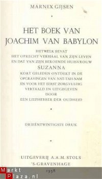 MARNIX GIJSEN**HET BOEK VAN JOACHIM VAN BABYLON**AAM.STOLS - 3