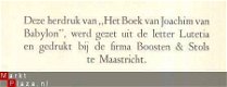 MARNIX GIJSEN**HET BOEK VAN JOACHIM VAN BABYLON**AAM.STOLS - 4 - Thumbnail