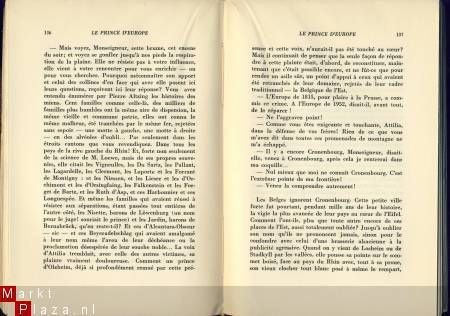 PIERRE NOTHOMB**LE PRINCE D'EUROPE*LE PRINCE D'OLZHEIM**ROND - 3