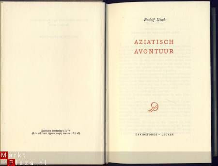 RUDOLF UTSCH*AZIATISCH AVONTUUR*IN AZIE BIJ DE TOENGOEZEN** - 4