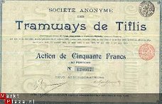 TRAMWAYS DE TIFLIS**1885**Me VAN HALTEREN et VANDEN EYNDEBRU