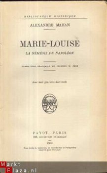 ALEXANDRE MAHAN*MARIE-LOUISE1933LA NEMESIS DE NAPOLEON** - 2