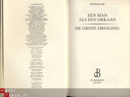 KONSALIK**OMNIBUS:1.EEN MAN ALS EEN ORKAAN.2.GROTE DREIGING - 2