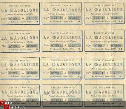 LA MAJOLIQUE *1896***Me BEECKMAN,CUREGHEM-ANDERLE - 4