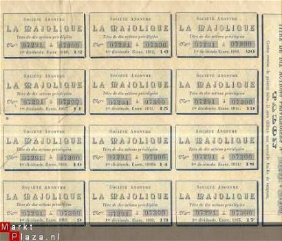 LA MAJOLIQUE *1896***Me BEECKMAN,CUREGHEM-ANDERLE - 5