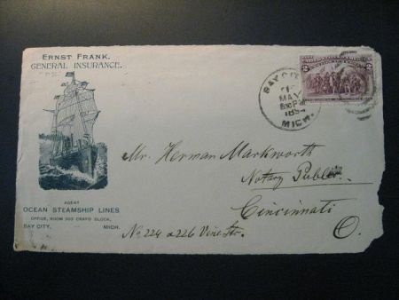 Antieke Postkaart USA, gebruikt...1894.. - 1