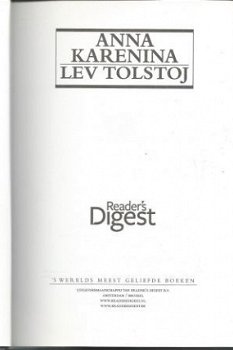 LEV TOLSTOJ**ANNA KARENINA** GRIJZE SKYVERTEX READERS DIGES - 2