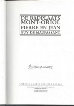 GUY DE MAUPASSANT**1.MONT-ORIOL.2.PIERRE ET JEAN**READERS** - 2