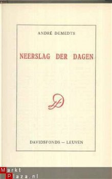 ANDRE DEMEDTS**NEERSLAG DER DAGEN **DAVIDSFONDS 1957** - 2