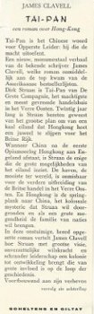 JAMES CLAVELL**TAI-PAN**EEN ROMAN OVER HONGKONG**SCHELTENS** - 3