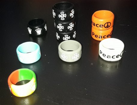 18 mm. vape bands in diverse kleuren en prints - 3