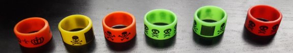 20 mm. vape bands in diverse kleuren en prints - 2