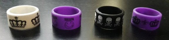 20 mm. vape bands in diverse kleuren en prints - 4