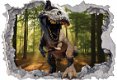 Dinosaurus fotobehang T-Rex bos 3D-effect *Muurdeco4kids - 0 - Thumbnail