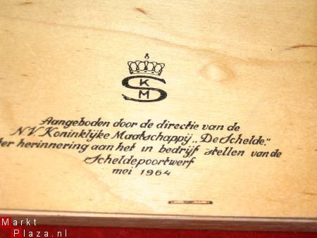 Tegel van N.V Koninklijke Maatschappij De Schelde mei 1964. - 2