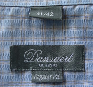 Geruit overhemd met korte mouwen van Dansaert Classic, 41/42 - 2