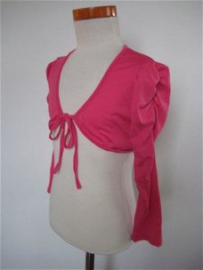 boetiek bolero kleur fuchsia in mt 86/92