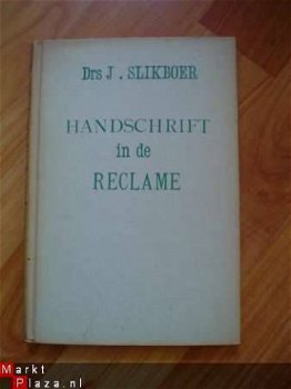 Handschrift in de reclame door J. Slikboer - 1