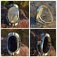 Twee zilveren ringen in een met prachtige stenen - 4 - Thumbnail