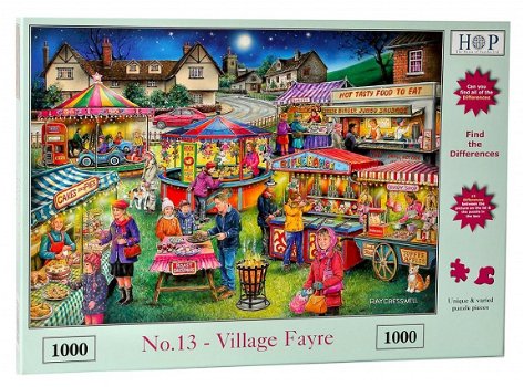 House of Puzzles - No. 13 Village Fayre - 1000 Stukjes Nieuw - 2