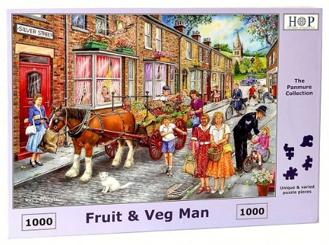 House of Puzzles - Fruit & Veg Man - 1000 Stukjes Nieuw - 2