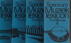 Spectrum muzieklexicon door Willemze (4 dln)