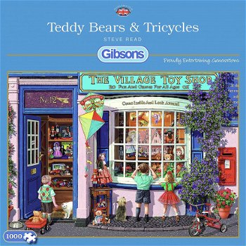 Gibsons - Teddy Bears & Tricycles - 1000 Stukjes Nieuw - 2