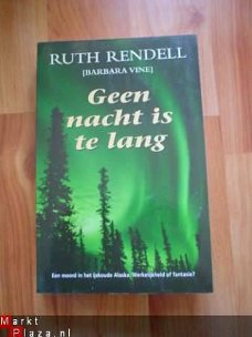 Geen nacht is te lang door Ruth Rendell