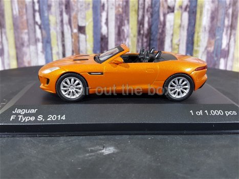Jaguar F Type S 2014 oranje 1:43 Whitebox - 1