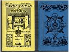 AVRO kook boek dln 1 en 2 door P.J. Kers jr