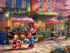 Ceaco - Mickey and Minnie Sweatheart Cafe - 750 Stukjes Nieuw