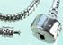 Verzilverde Pandora Style armband met clipsluiting - 1 - Thumbnail