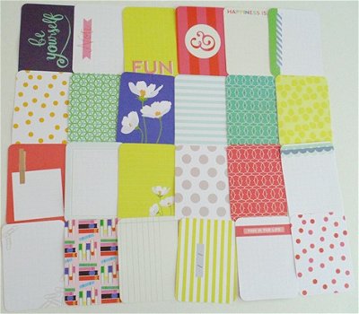 SALE NIEUW PROJECT LIFE Desktop Collection Journal Cards Set 4.2 - 6