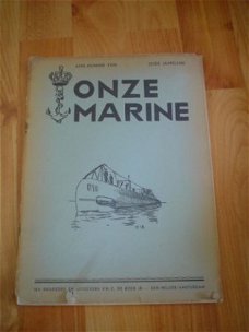 enkele nummers van het tijdschrift Onze marine uit 1939 1940