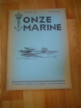 enkele nummers van het tijdschrift Onze marine uit 1939 1940 - 2