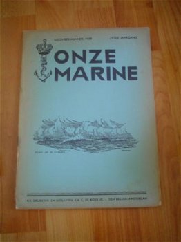 enkele nummers van het tijdschrift Onze marine uit 1939 1940 - 4