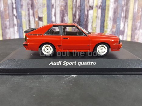 Audi Sport Quattro 1984 rood 1:43 Maxichamps - 1